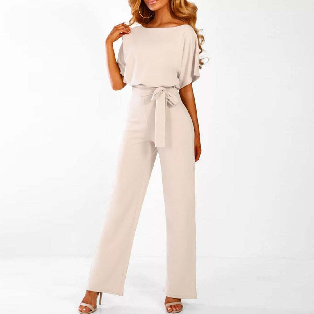 Marchmel | Combinaison casual à manches courtes avec ceinture pour femme