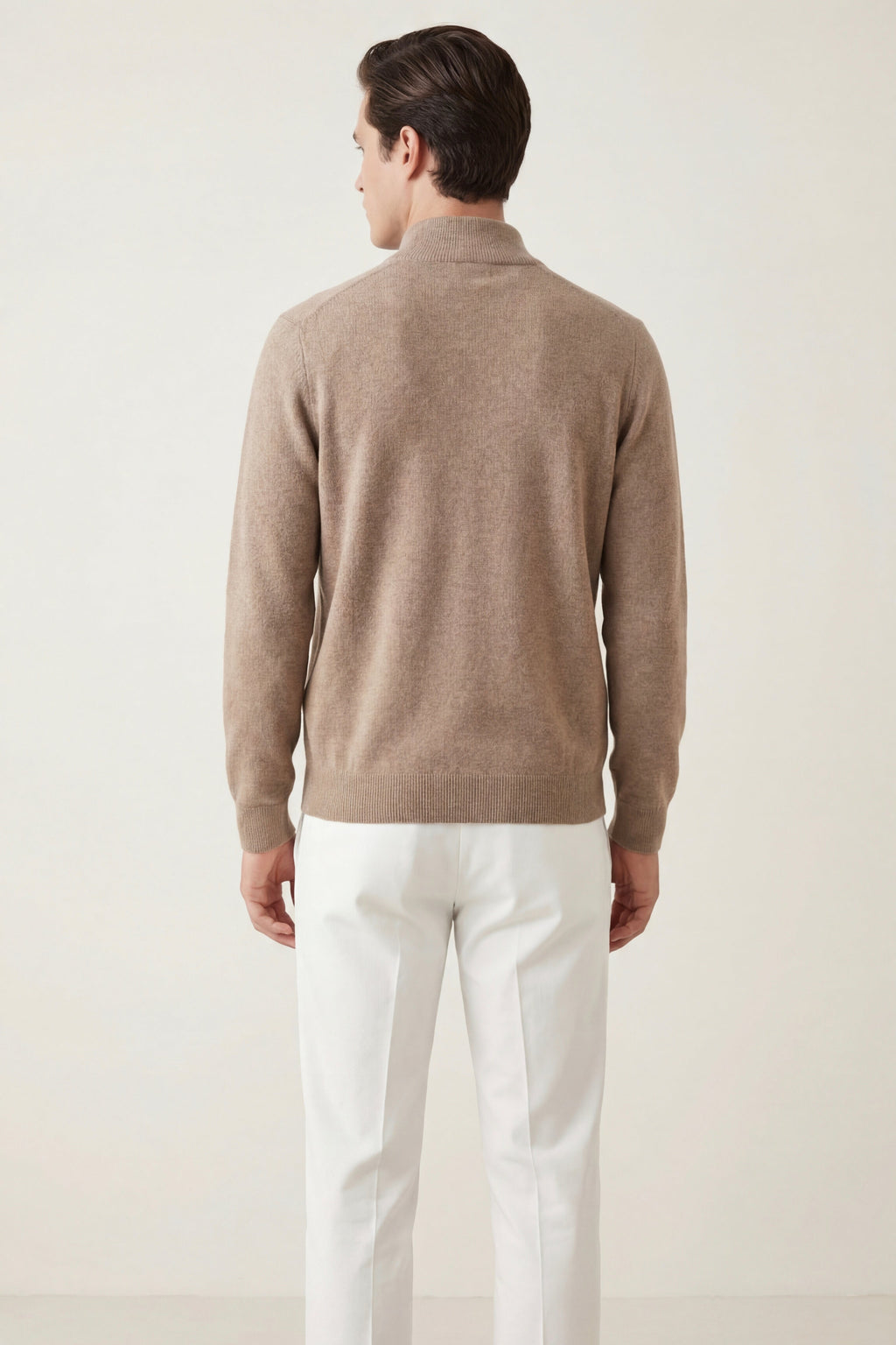 Renardo Zip Up Caramel