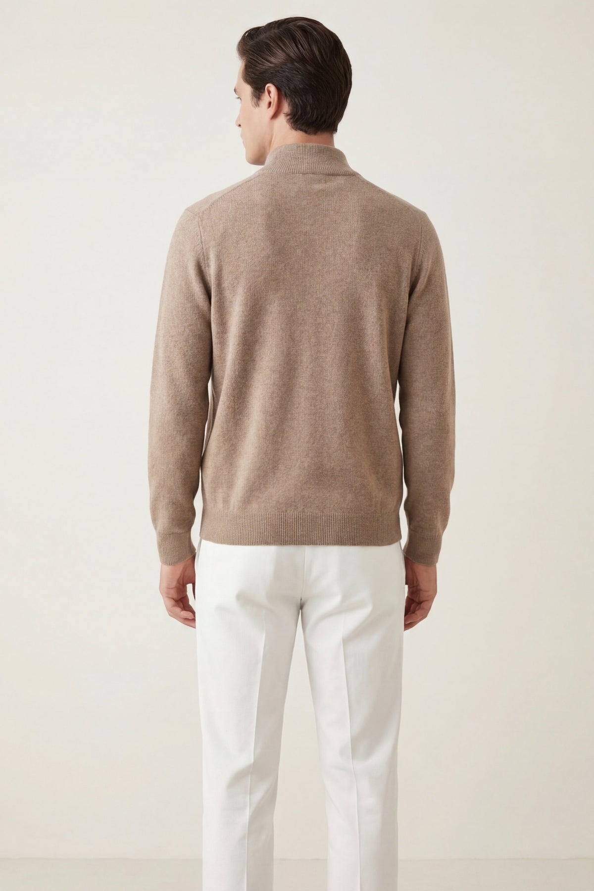 Renardo Zip Up Caramel