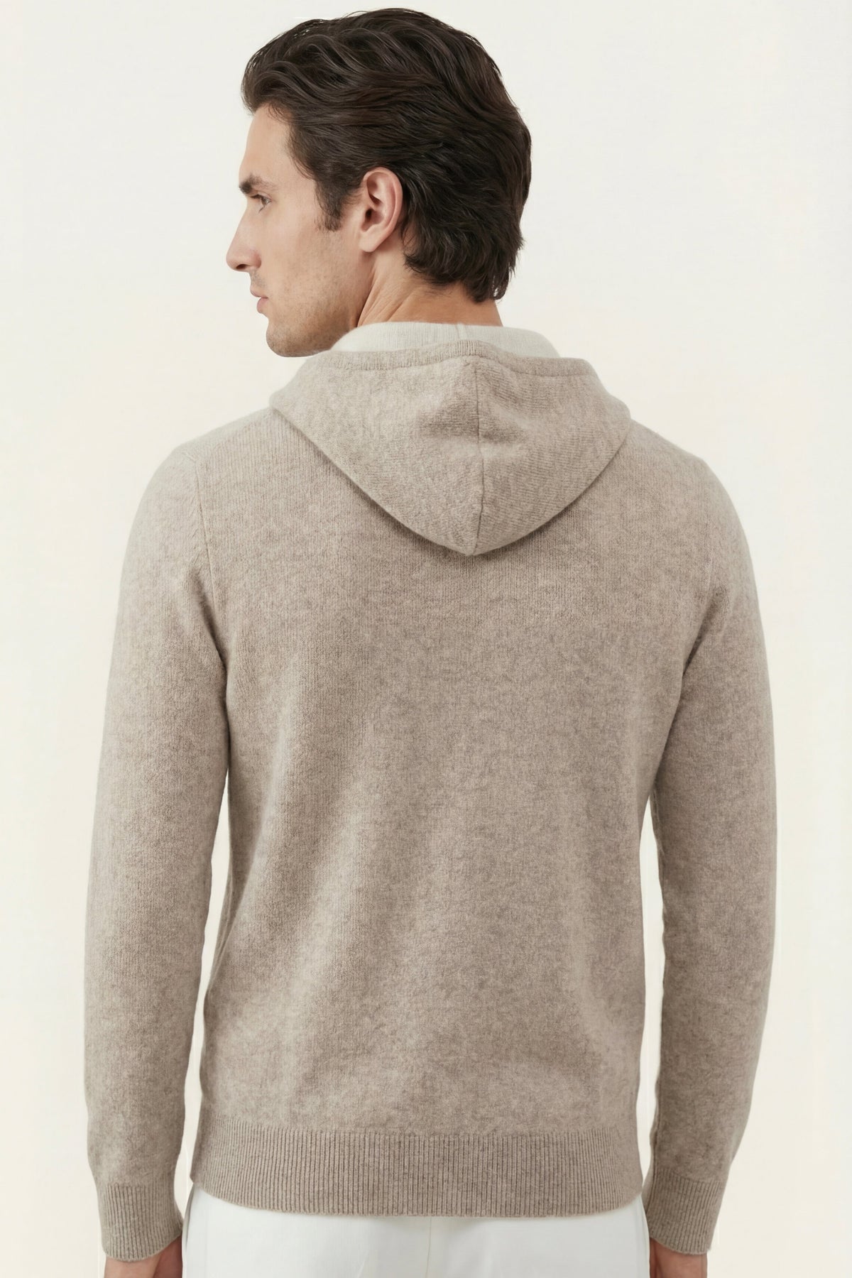 Gilet Zippé Santo Beige
