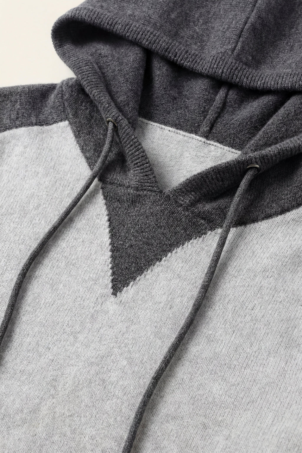 Ensemble de survêtement en cachemire Jaquard Gris