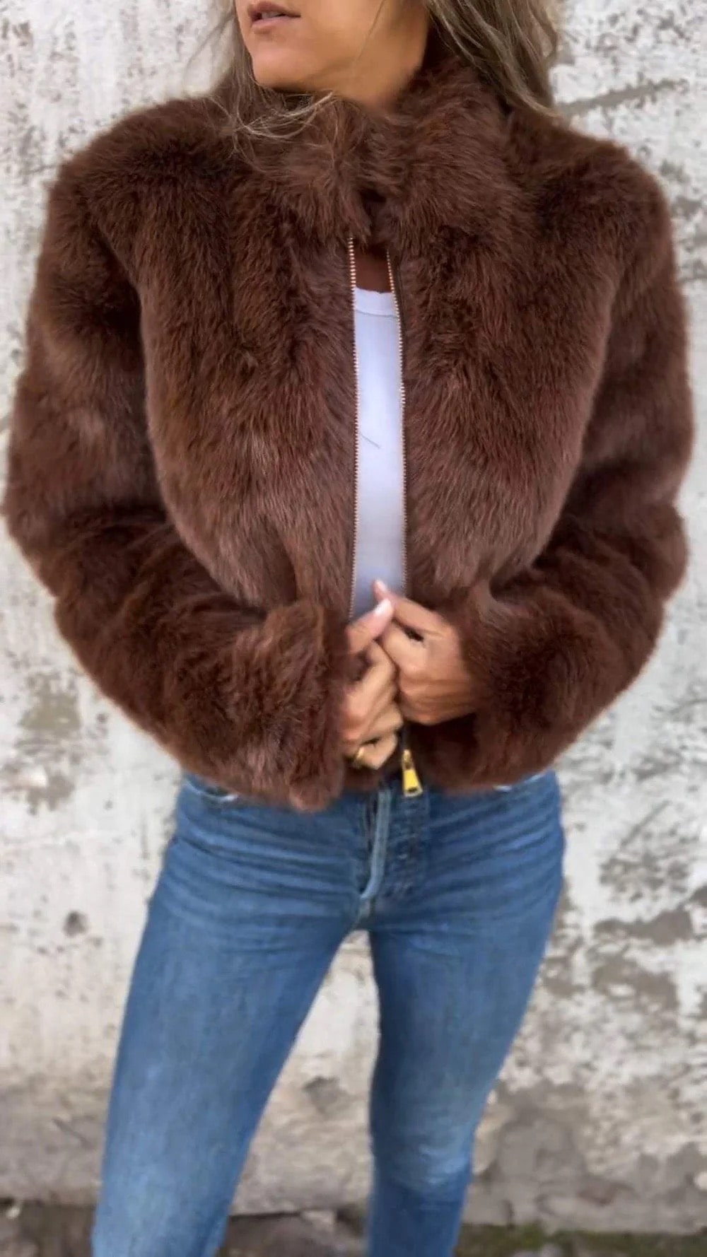 Marchmel | Femme Veste en Fourrure Luxueuse