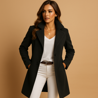 Marchmel | Femme Manteau Laine Double Boutonnage