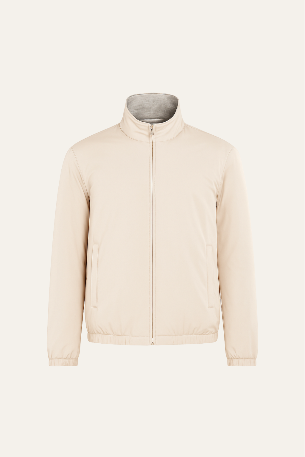 Veste Bomber Réversible Ivoire