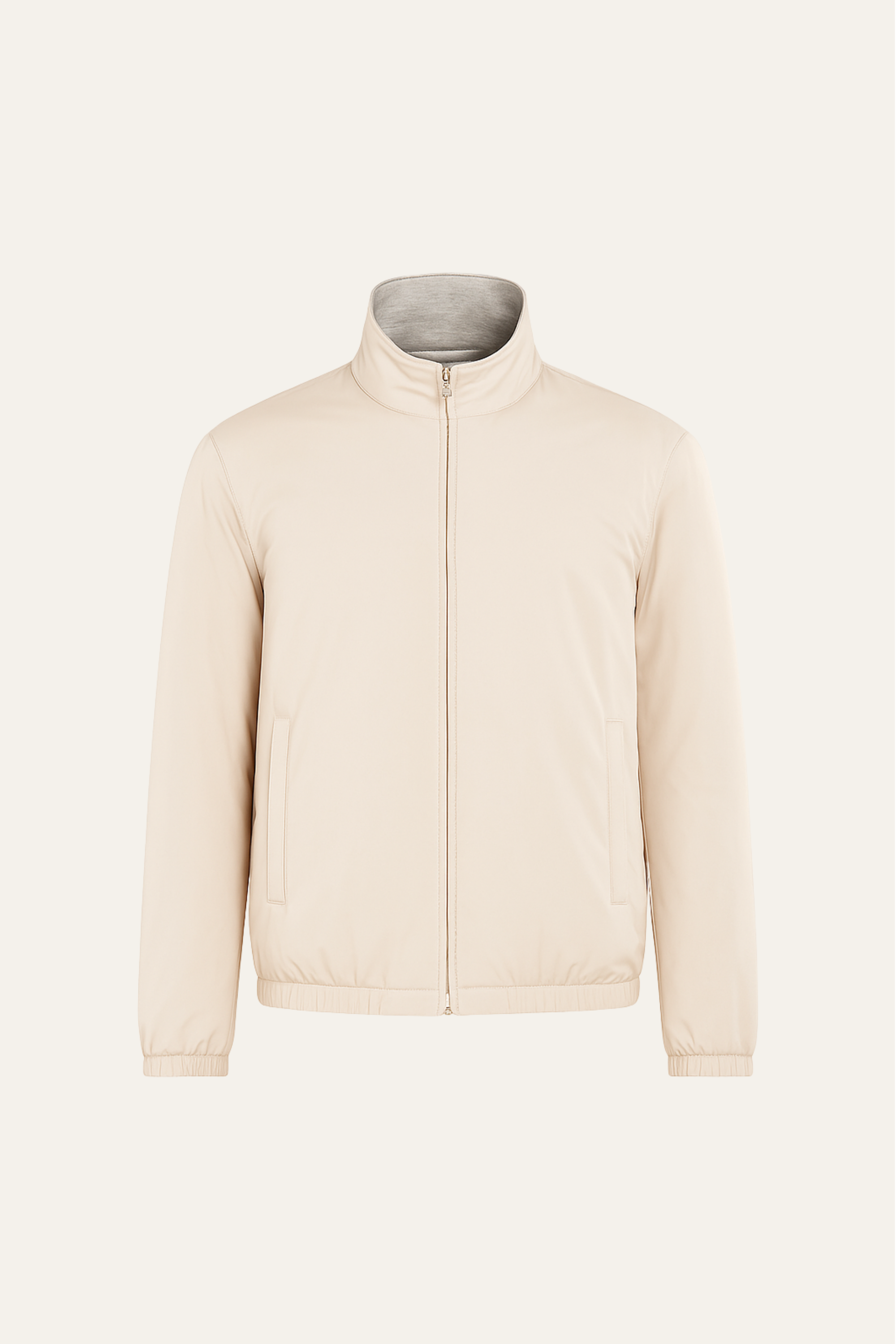 Veste Bomber Réversible Ivoire