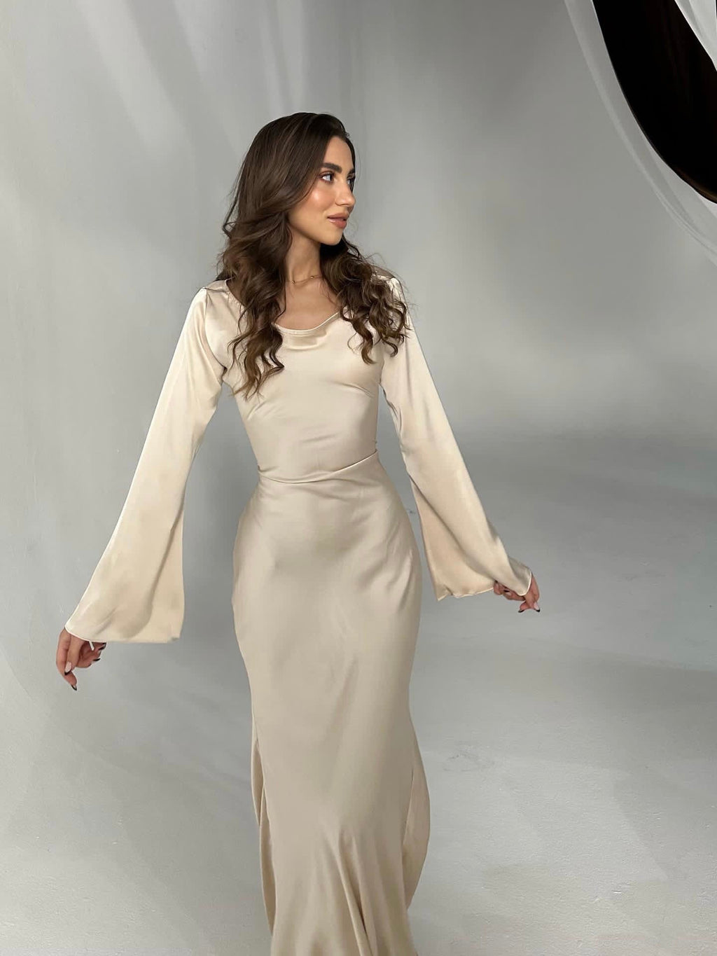 Marchmel | Robe longue à manches longues élégance sans effort pour chaque occasion