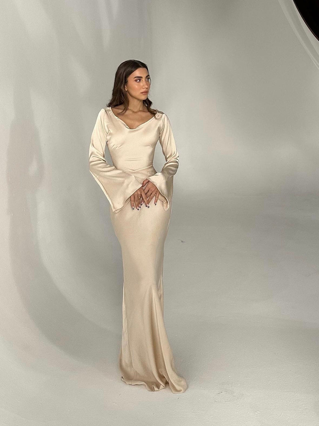 Marchmel | Robe longue à manches longues élégance sans effort pour chaque occasion