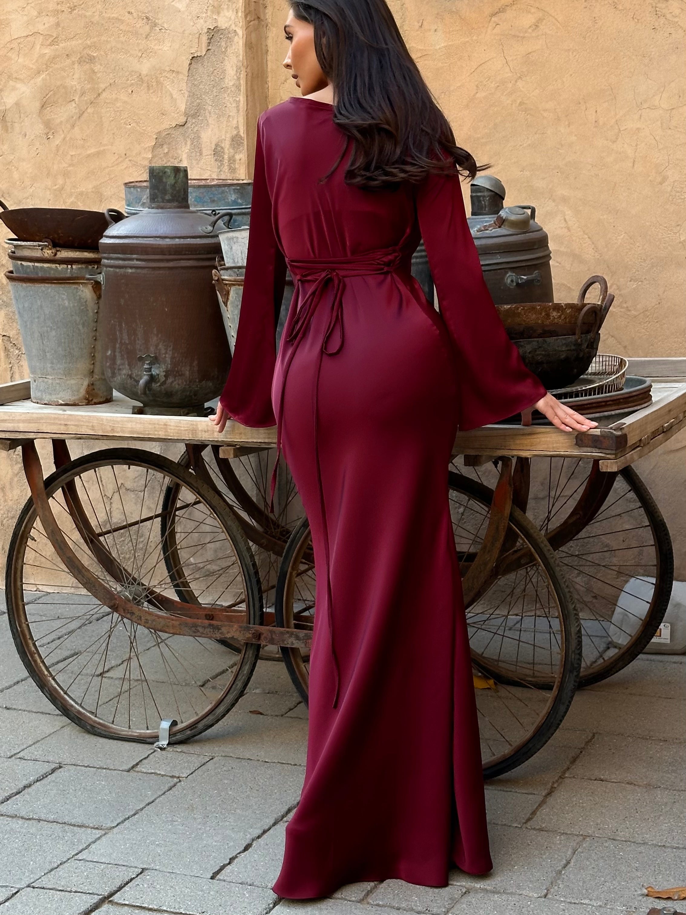 Marchmel | Robe longue à manches longues élégance sans effort pour chaque occasion