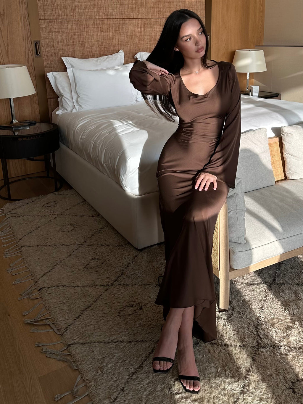 Marchmel | Robe longue à manches longues élégance sans effort pour chaque occasion