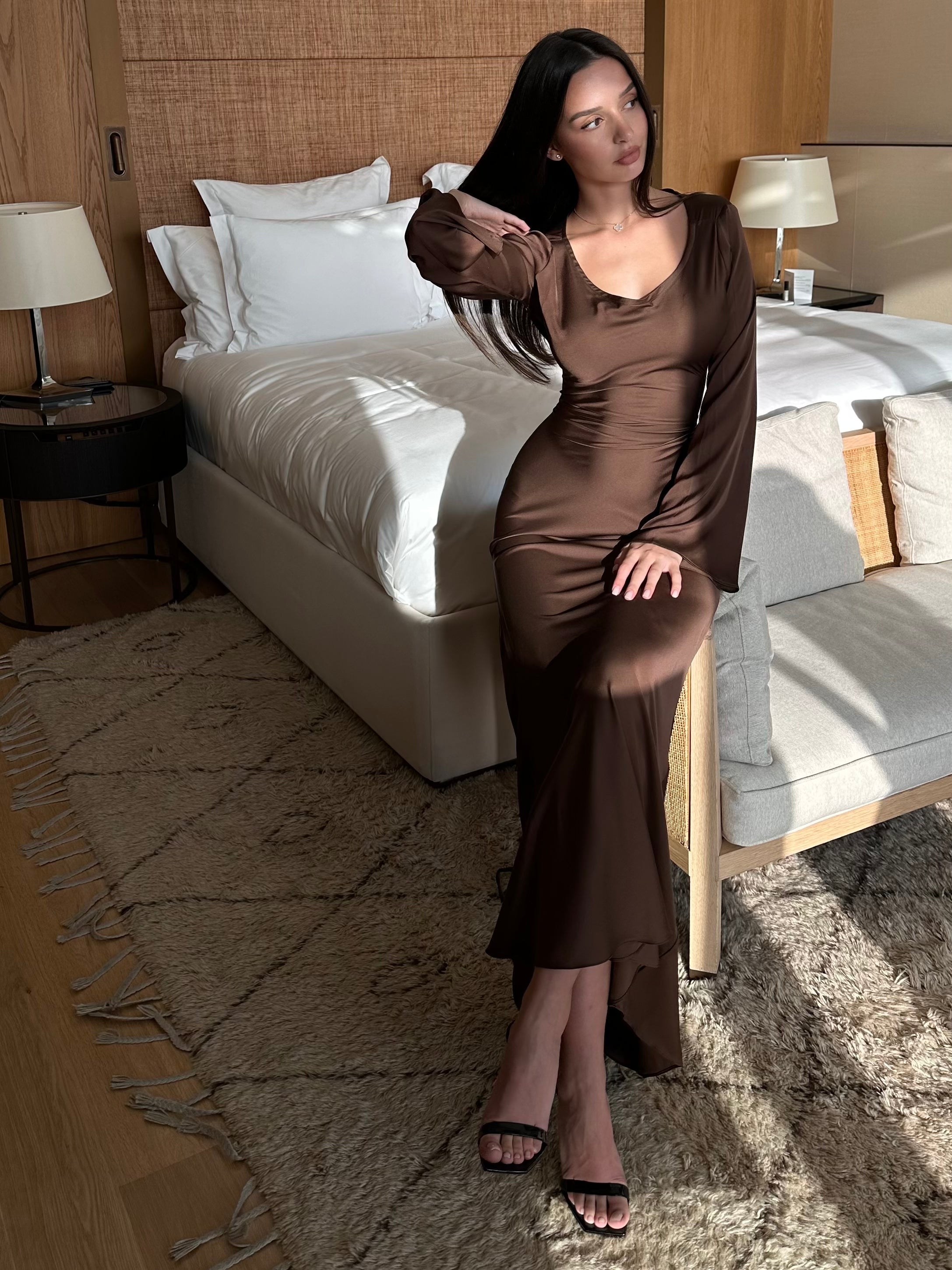Marchmel | Robe longue à manches longues élégance sans effort pour chaque occasion