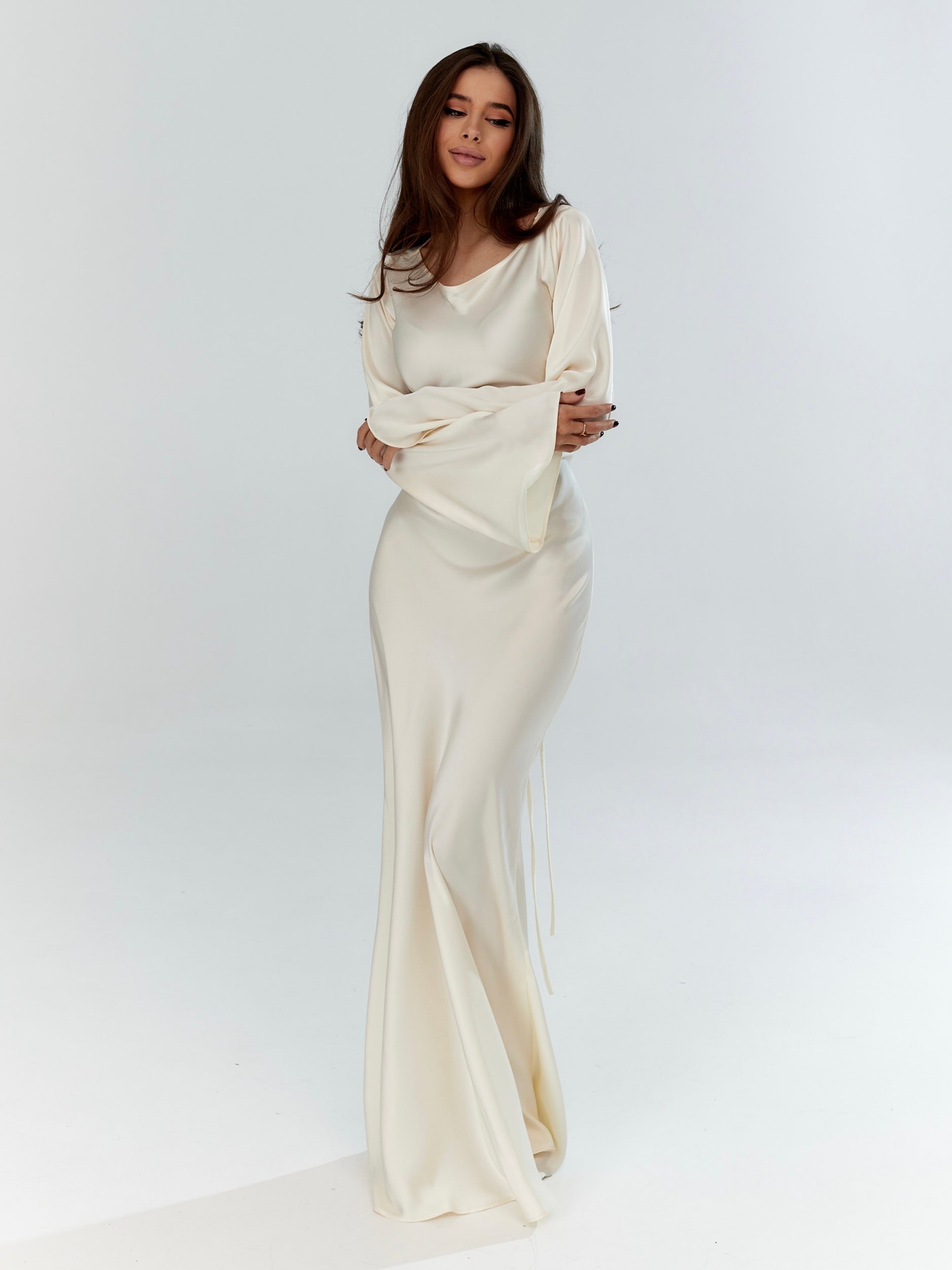 Marchmel | Robe longue à manches longues élégance sans effort pour chaque occasion
