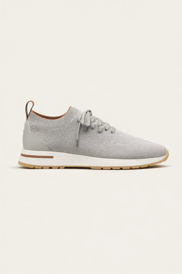 Marchmel | Zapatillas activas de punto gris claro para hombre