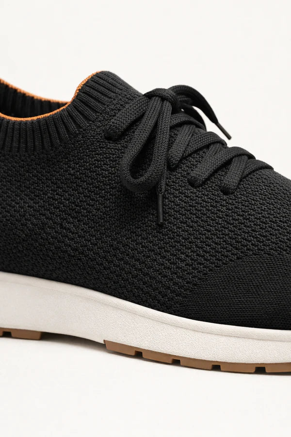 Marchmel | Uomo Sneakers Attive in Maglia Nere Leggere