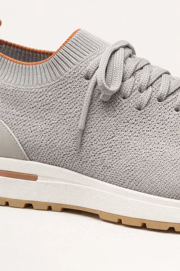 Marchmel | Zapatillas activas de punto gris claro para hombre