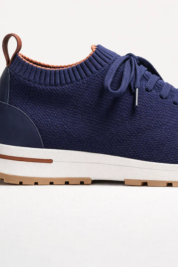 Marchmel | Zapatillas activas de punto azul marino claro para hombre