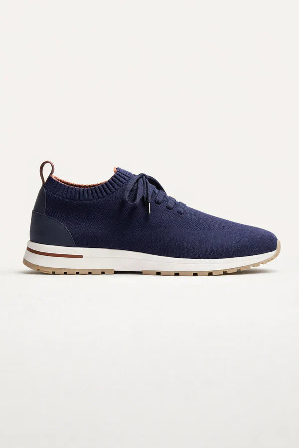 Marchmel | Zapatillas activas de punto azul marino claro para hombre
