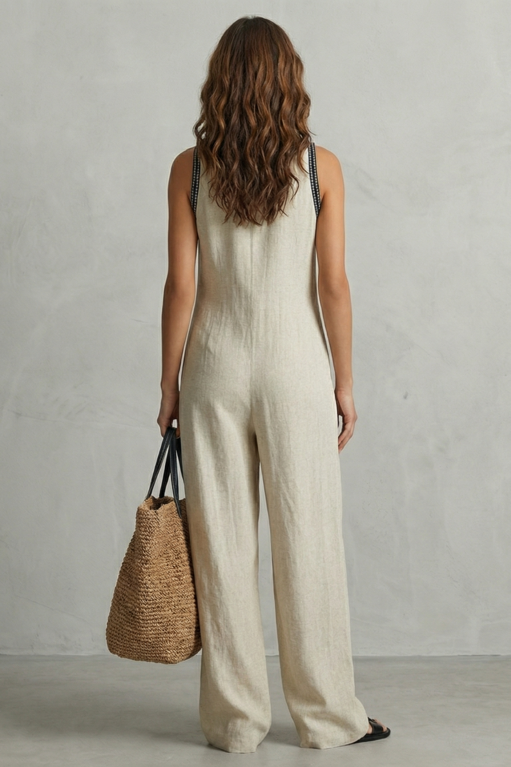 Marchmel | Femme Combinaison à col montant zippé minimaliste