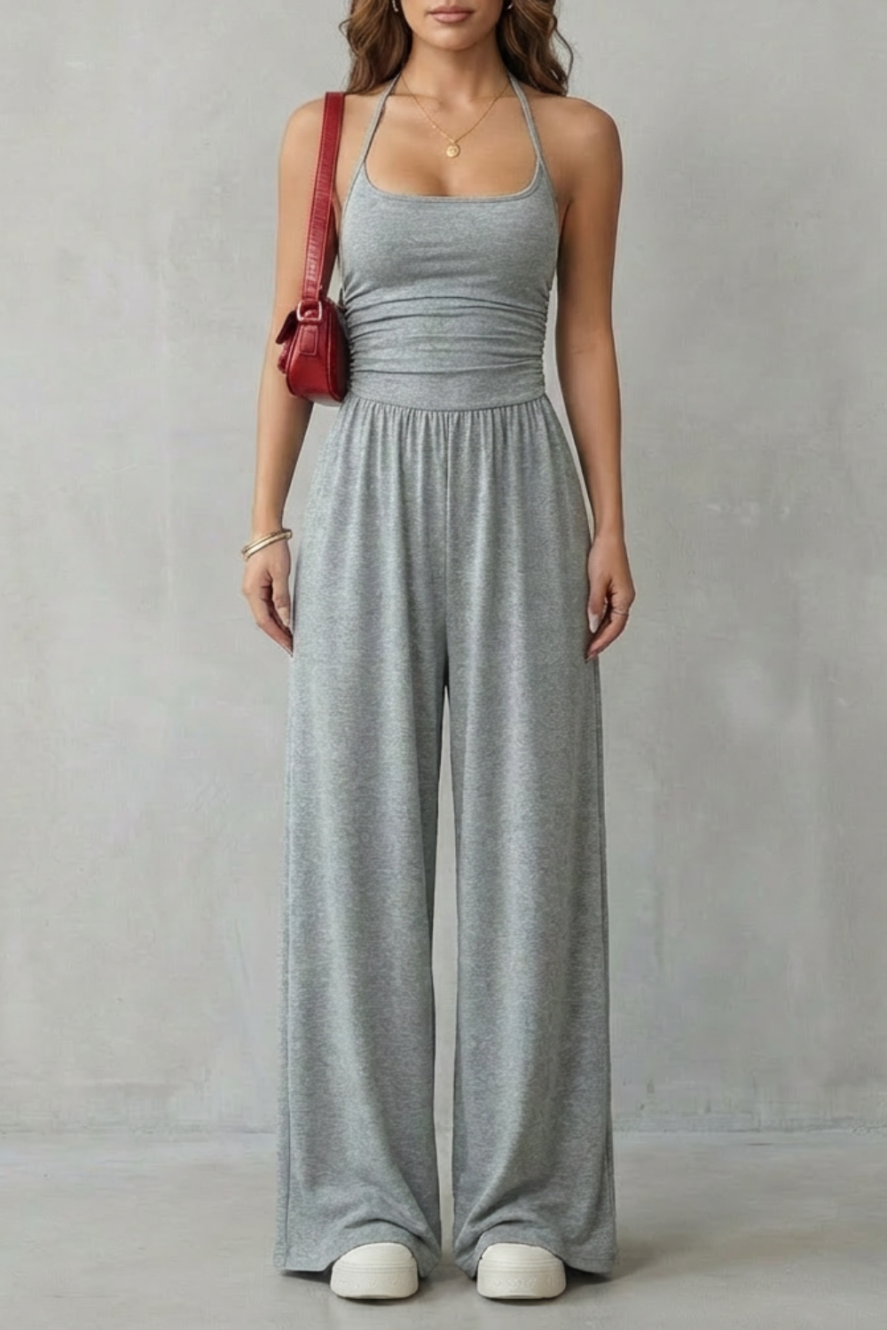 Marchmel | Femme Combinaison à bretelles doubles – Pantalon large