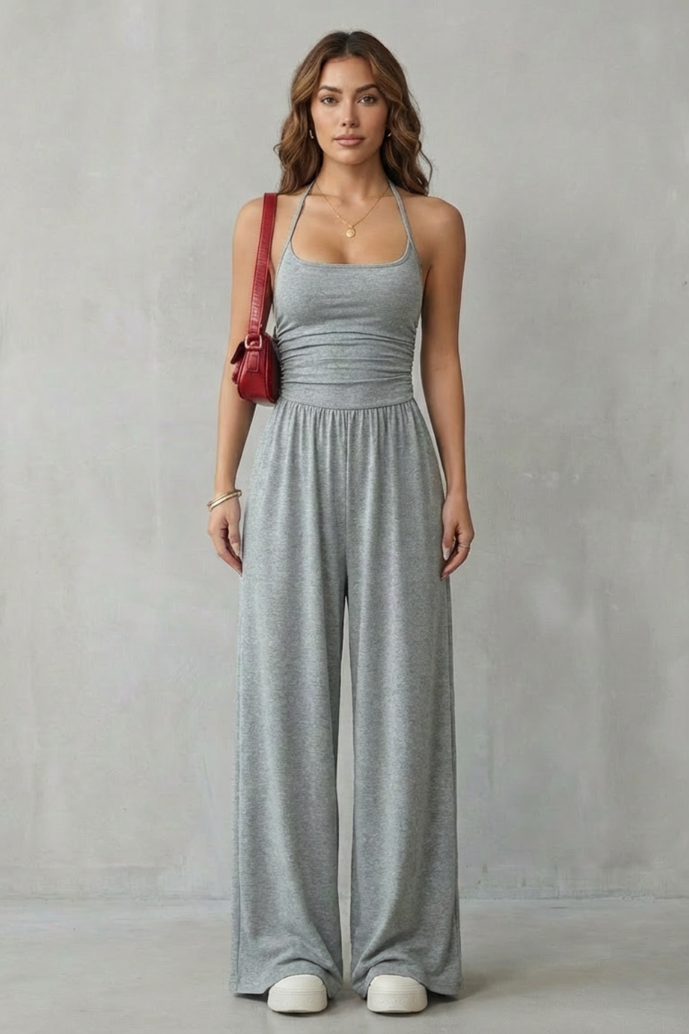 Marchmel | Femme Combinaison à bretelles doubles – Pantalon large