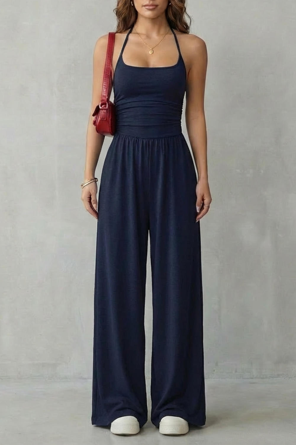 Marchmel | Femme Combinaison à bretelles doubles – Pantalon large
