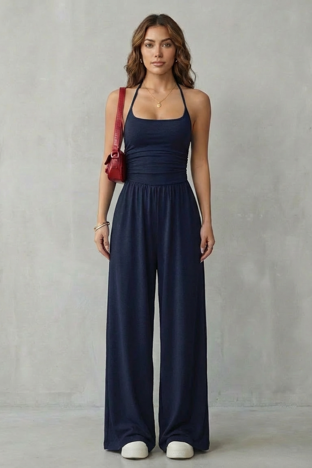 Marchmel | Femme Combinaison à bretelles doubles – Pantalon large