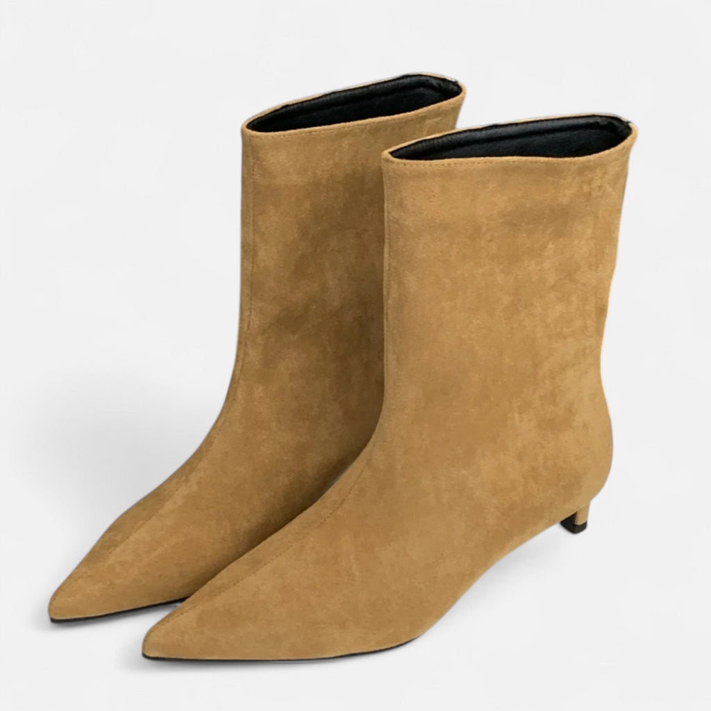 Marchmel | Bottines Femme Pointues Talon Bas Vintage