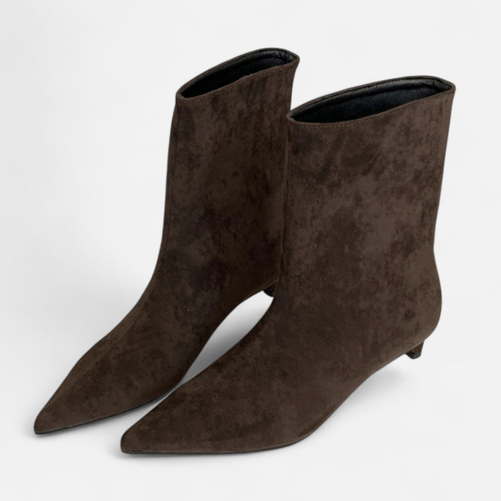 Marchmel | Bottines Femme Pointues Talon Bas Vintage