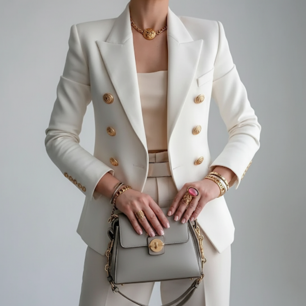 Marchmel | Femme Blazer Double Boutonnage