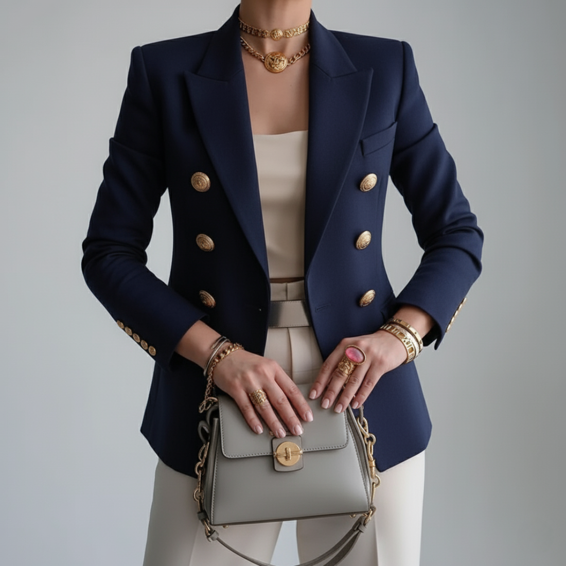 Marchmel | Femme Blazer Double Boutonnage