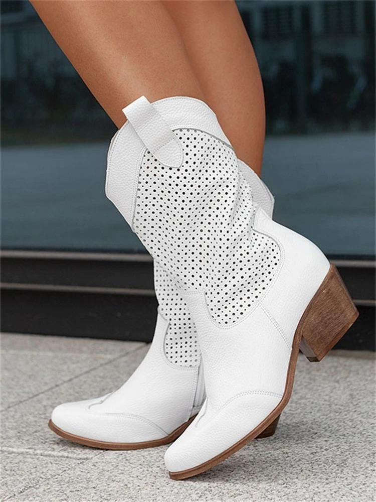 Marchmel | Femme Bottes Cowboy Tendance Élégantes