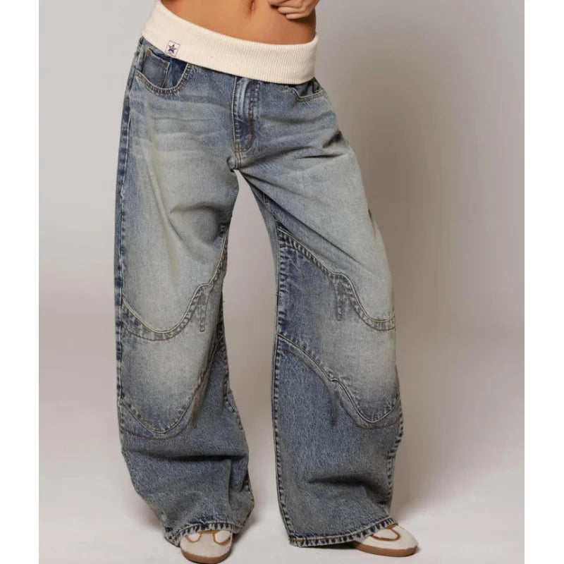Marchmel | Femme Jeans Coupe Ample Vintage Confort