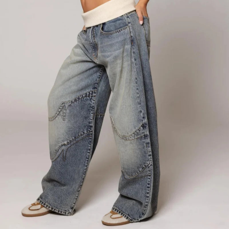 Marchmel | Femme Jeans Coupe Ample Vintage Confort