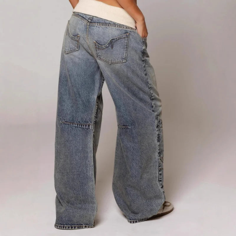 Marchmel | Femme Jeans Coupe Ample Vintage Confort