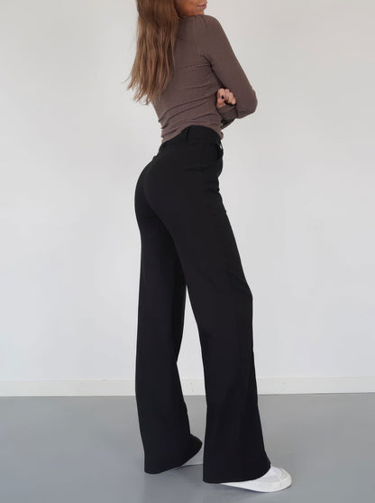 Marchmel | Femme Pantalon Amy Coupe Large Chic Automne