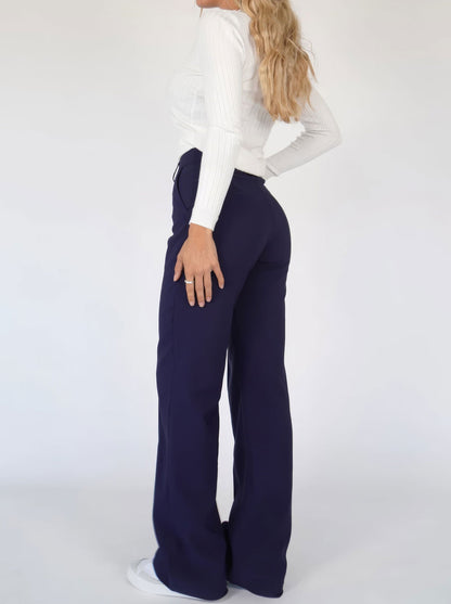Marchmel | Femme Pantalon Amy Coupe Large Chic Automne