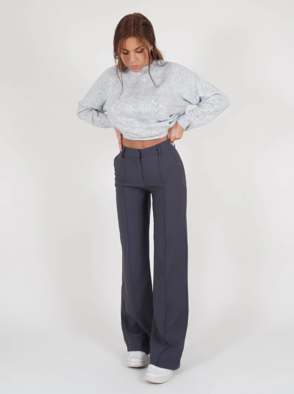 Marchmel | Femme Pantalon Amy Coupe Large Chic Automne