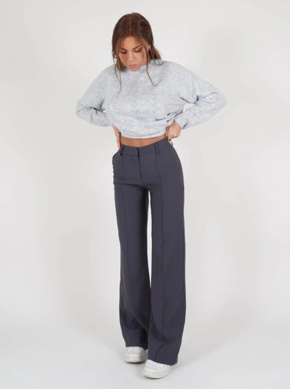 Marchmel | Femme Pantalon Amy Coupe Large Chic Automne