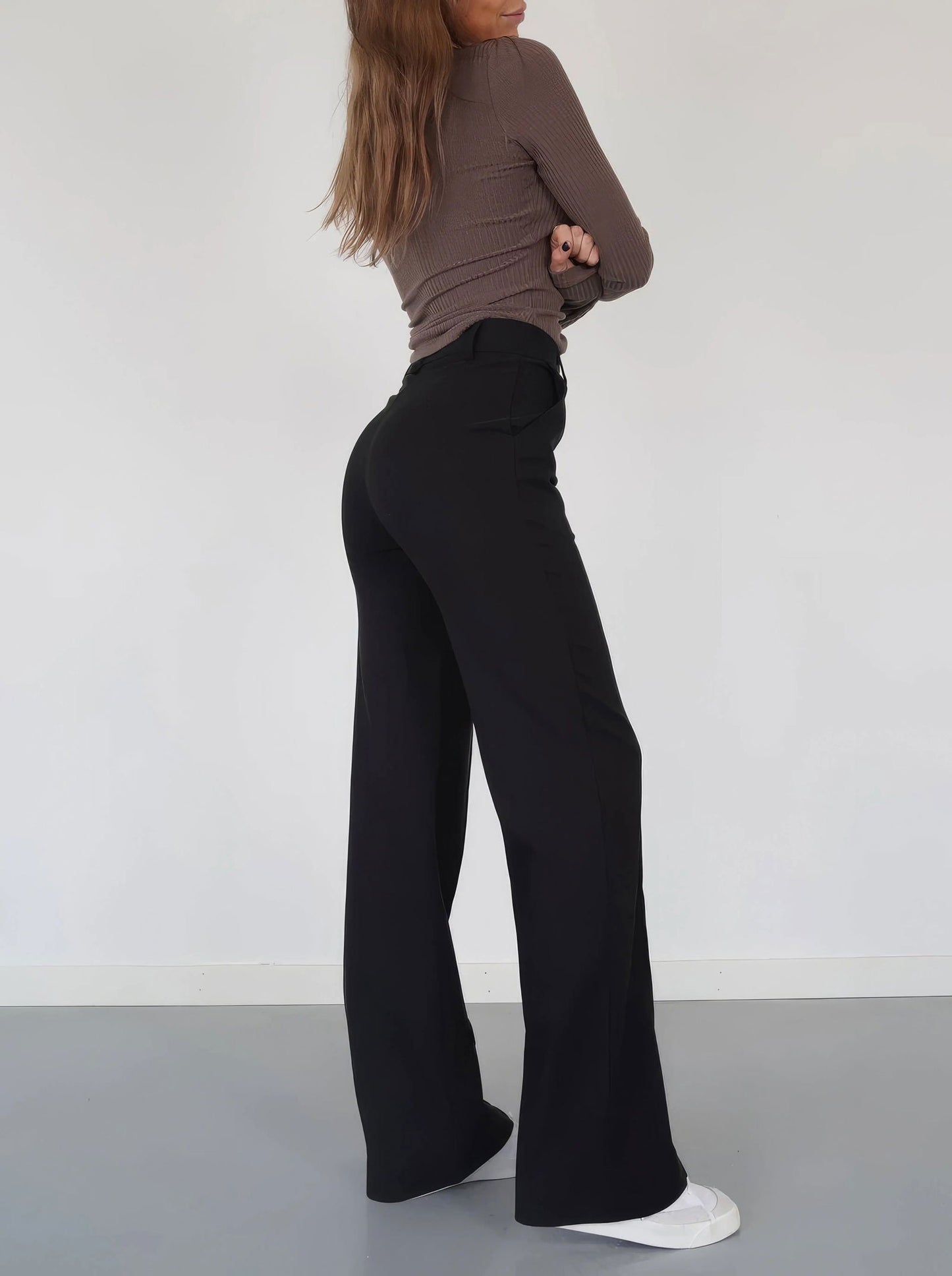 Marchmel | Femme Pantalon Amy Coupe Large Chic Automne