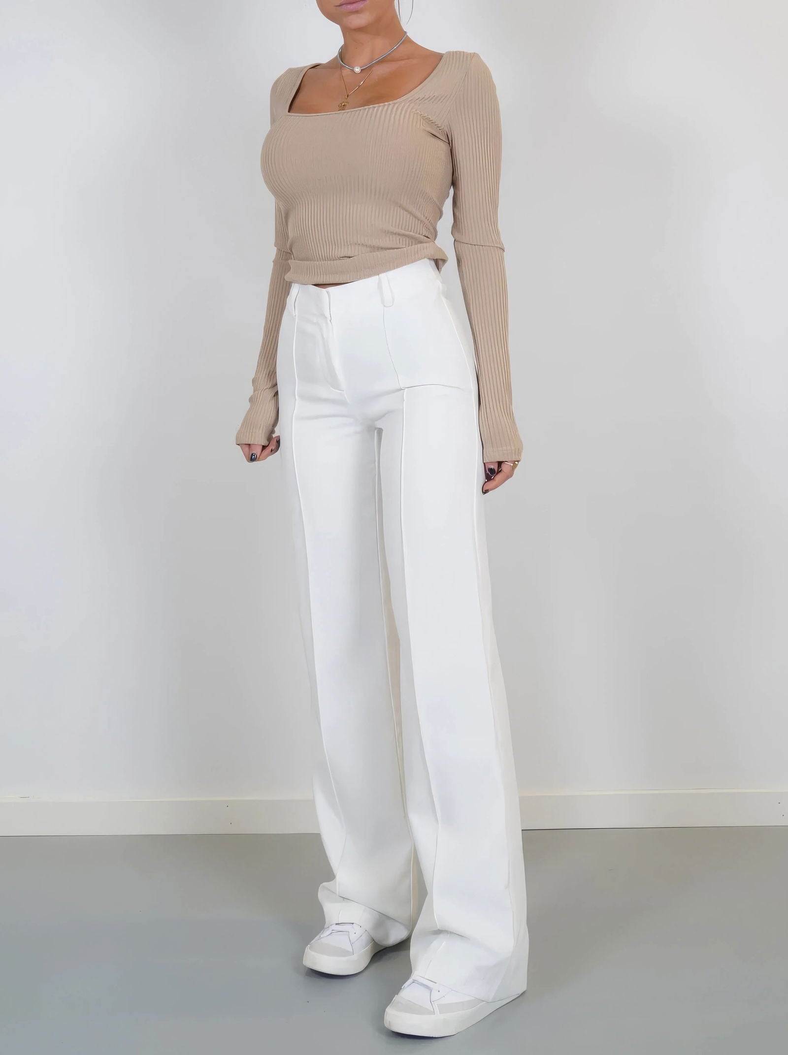 Marchmel | Femme Pantalon Amy Coupe Large Chic Automne