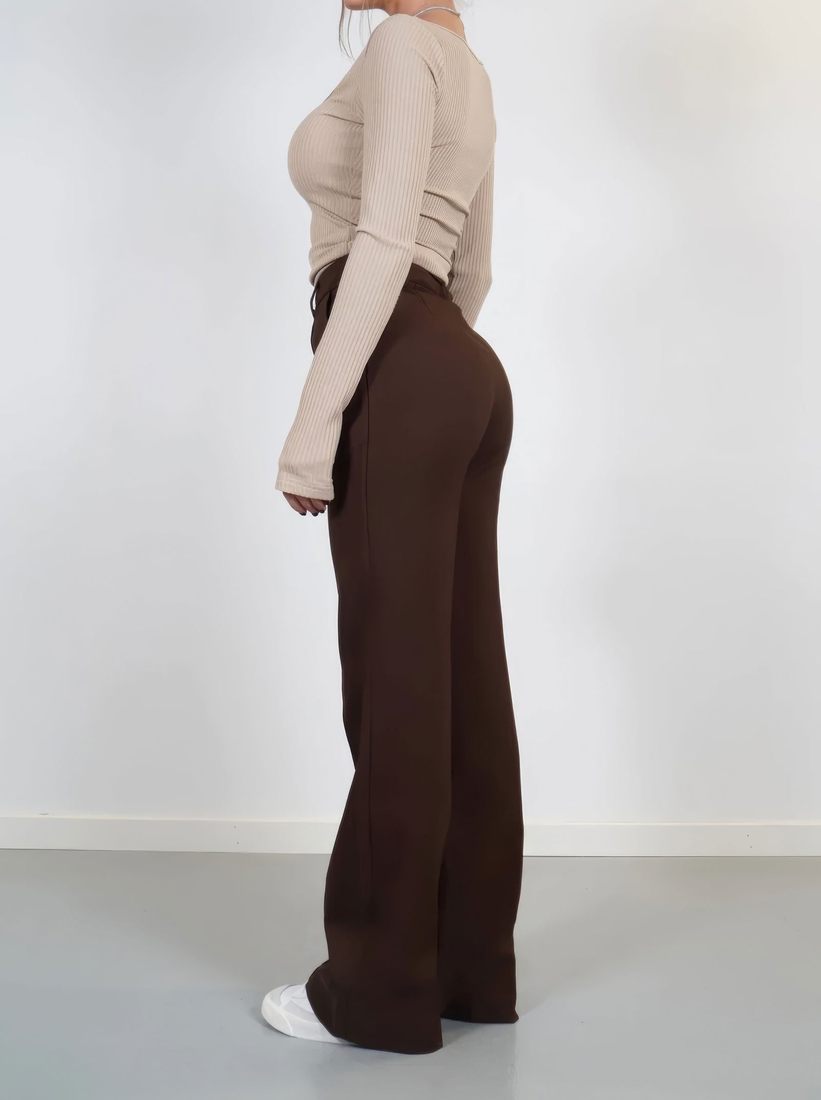 Marchmel | Femme Pantalon Amy Coupe Large Chic Automne
