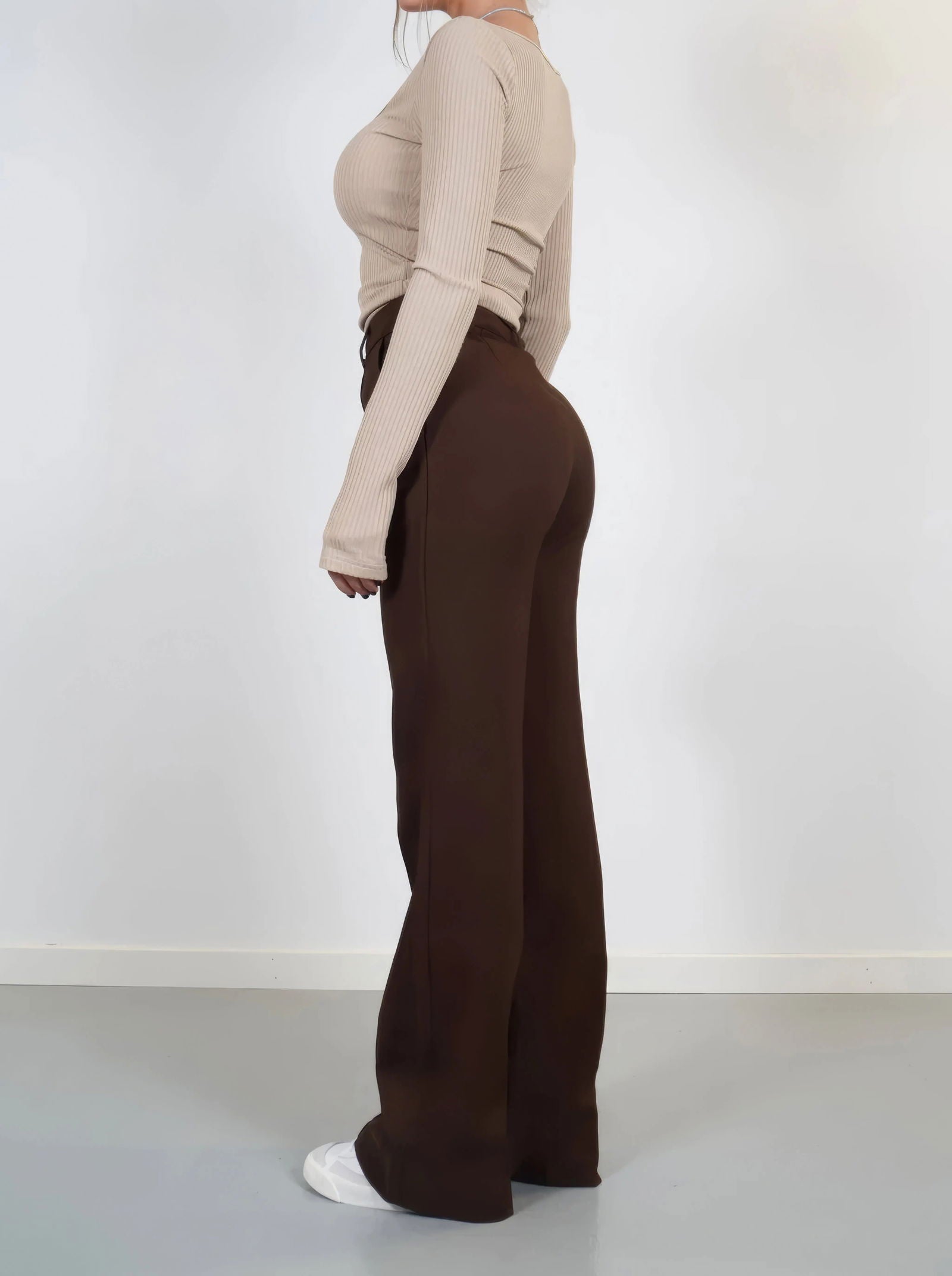 Marchmel | Femme Pantalon Amy Coupe Large Chic Automne