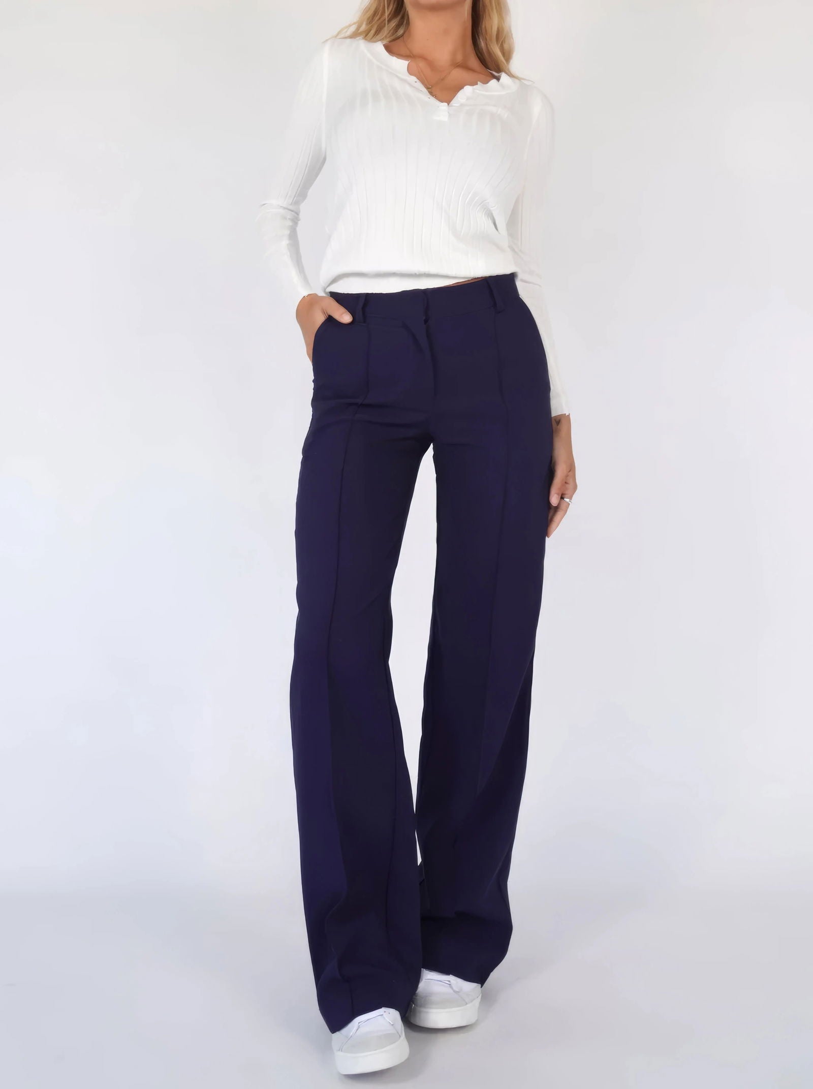 Marchmel | Femme Pantalon Amy Coupe Large Chic Automne