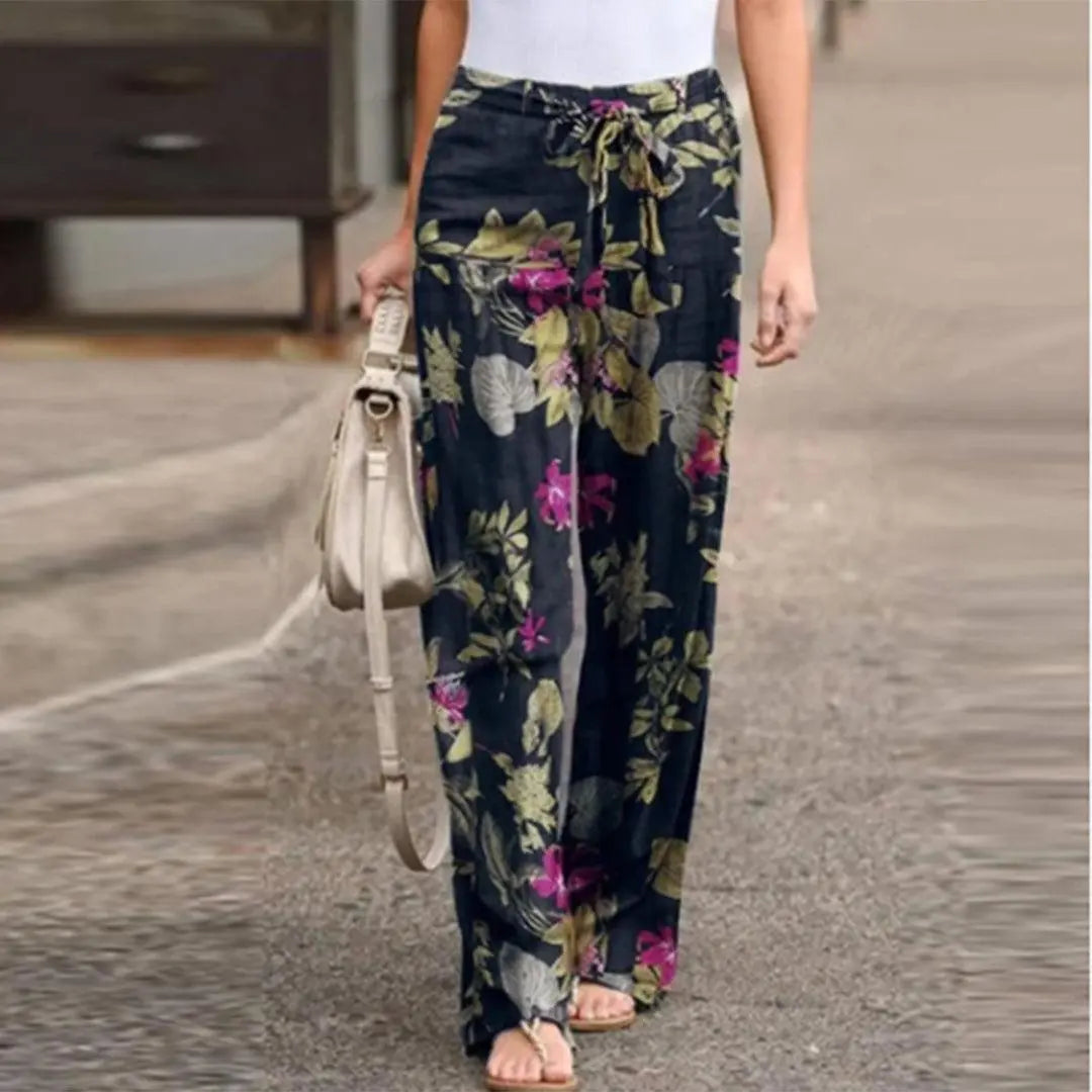 Marchmel | Femme Pantalon Imprimé Floral Chic Automne