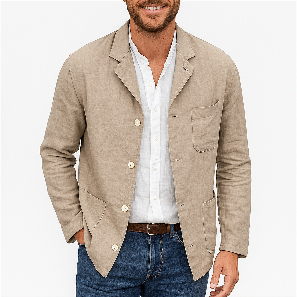 Marchmel | Homme Blazer en Lin Élégué
