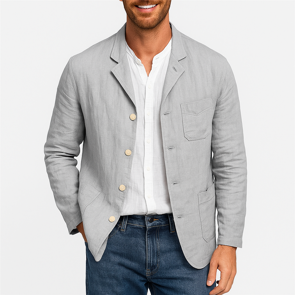 Marchmel | Homme Blazer en Lin Élégué