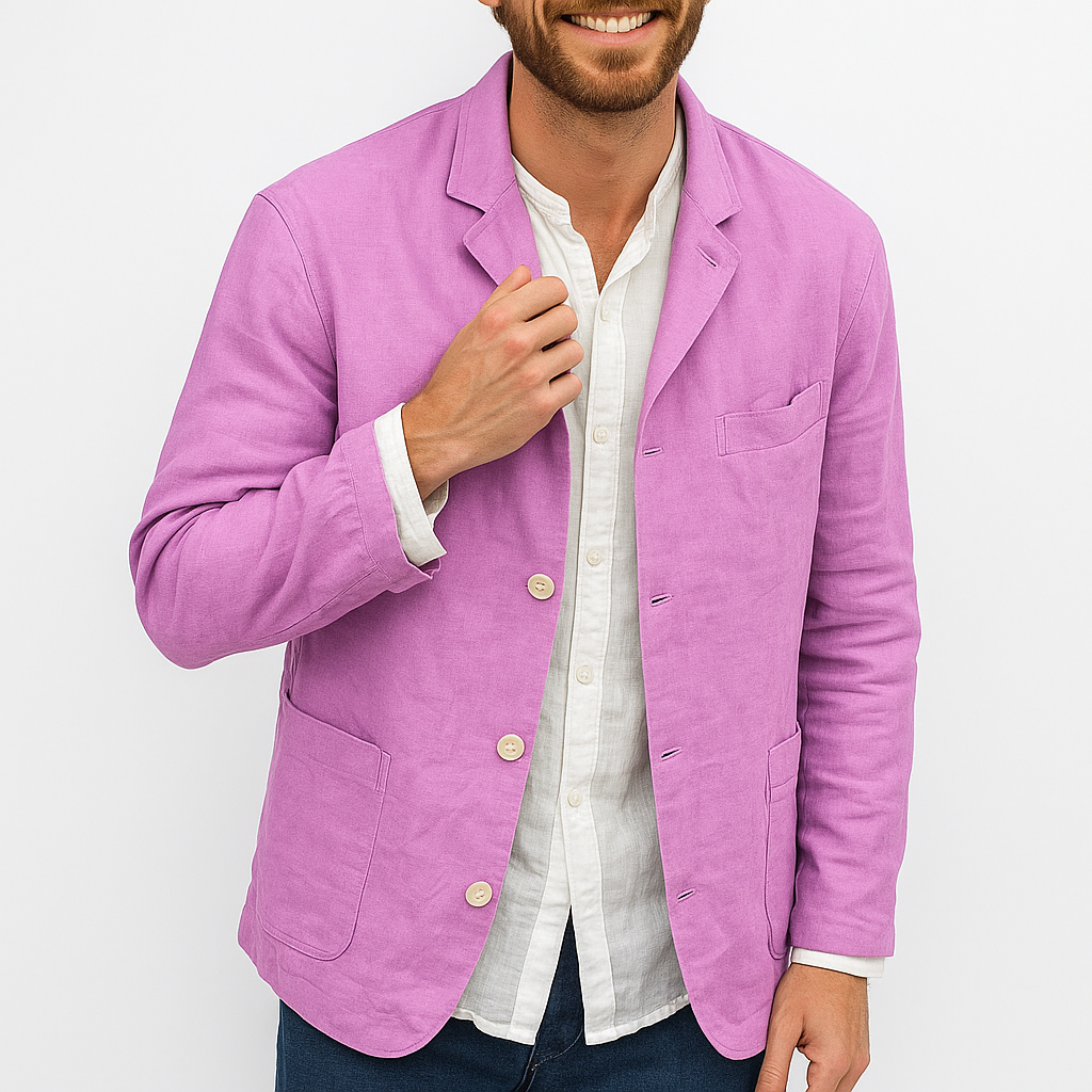 Marchmel | Homme Blazer en Lin Élégué