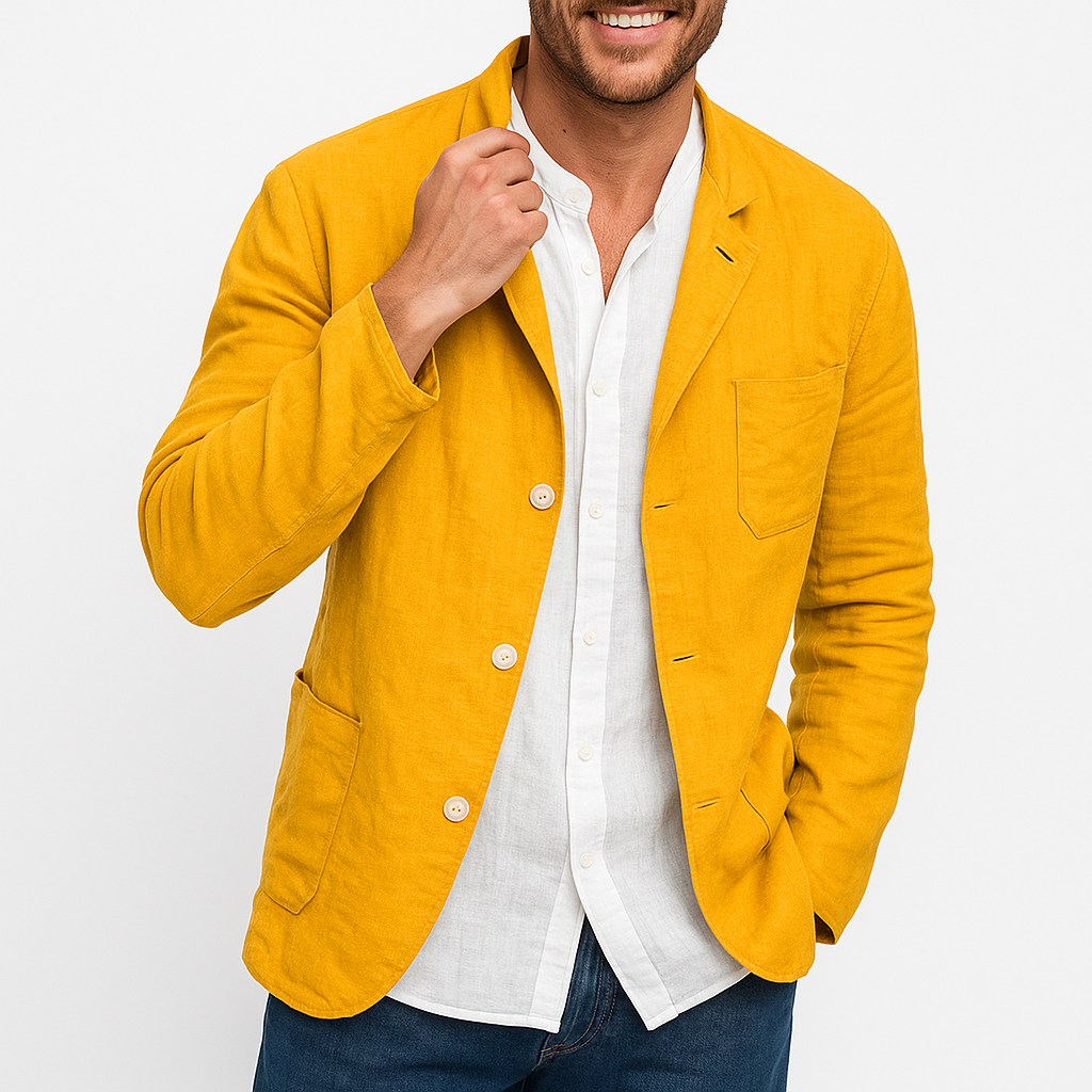 Marchmel | Homme Blazer en Lin Élégué