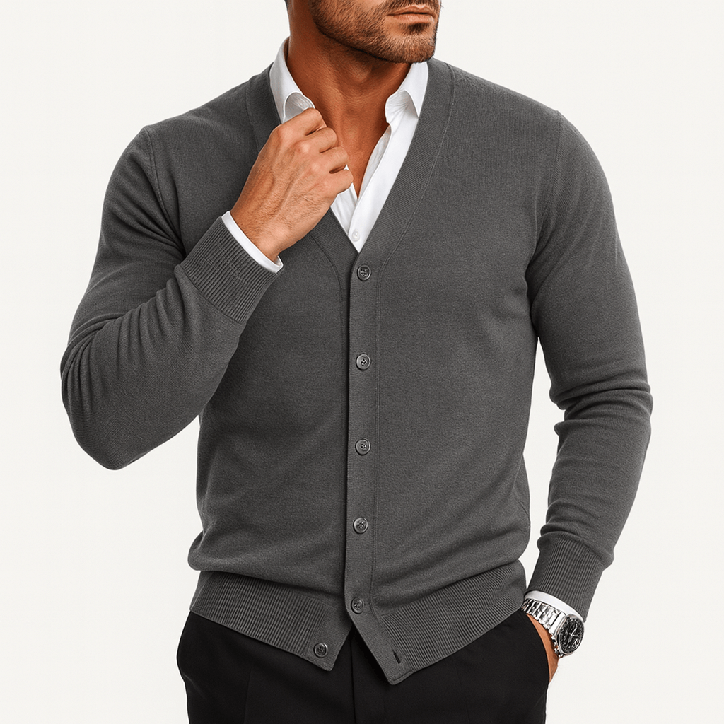 Marchmel | Homme Cardigan Slim V-Neck