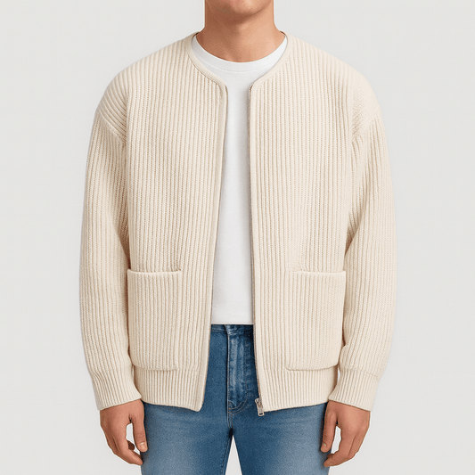 Marchmel | Homme Cardigan Zippé Minimaliste
