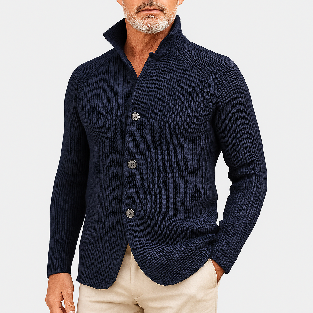 Marchmel | Homme Cardigan à Boutons Tricoté